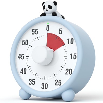60 Minute Visual Timer for Kids, Rechargeable Visual Countdown Timer for Clas...