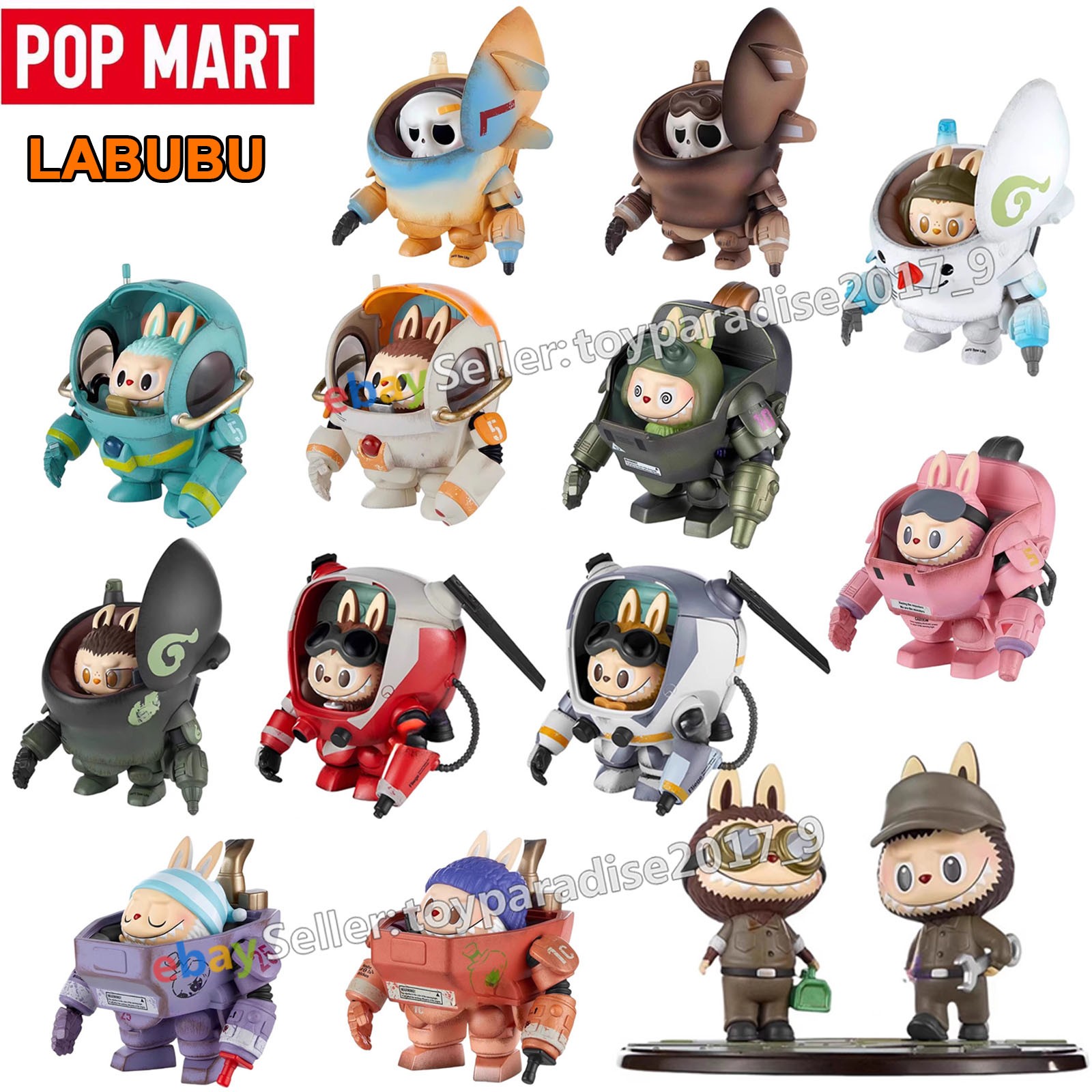 LABUBU POP MART x Kow Yokoyama Ma.K. The Monsters Blind Box Sealed