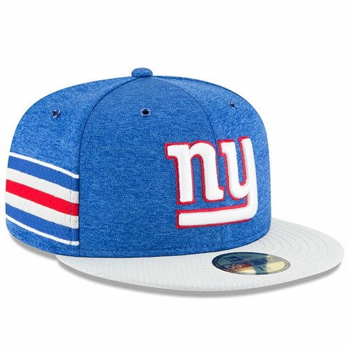 [11762993] Mens New Era NFL 2018 Sideline Home Official 59Fifty Fitted - Giants
