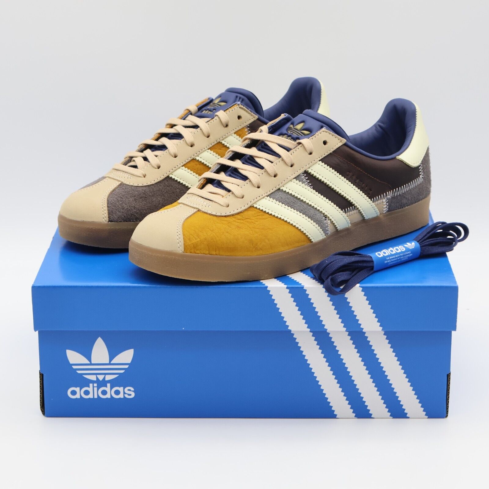 II0002 atmos adidas Gazelle 85 Tsugihagi Patchwork Beige II0002 atmos adidas Gazelle 85 Tsugihagi Patchwork Beige