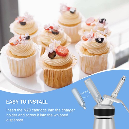 Hotwhip 10 Packs Cream Whipper Charger, Original Flavor Hotwhip 10 Packs Cream Whipper Charger, Original Flavor