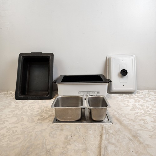 Vintage Nesco 4 Qt Electric Roaster Oven White