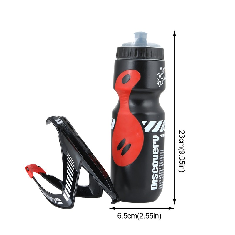 750ml-Sports Water Bottle with Bottle Holder and Mountain Bike Holder with Attac