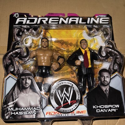 2005 Jakks Pacific WWE Adrenaline Series 14 Muhammad Hassan & Khosrow Daivari