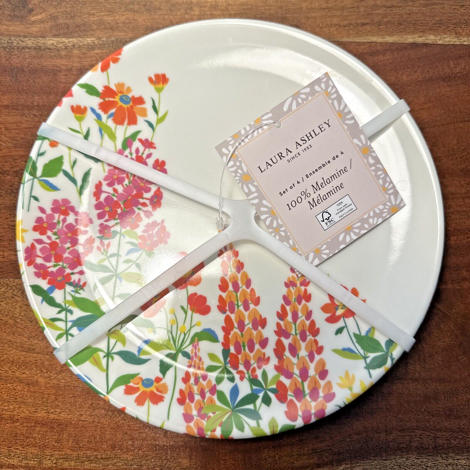 ほぼ未使用★レア★LAURA ASHLEY プレイスマット&コースター各4枚 カミール柄 プレースマット（ランチョン・コースター・クロス