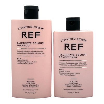REF Illuminate Colour Shampoo 9.63 Oz & Conditioner 8.28 Oz Set