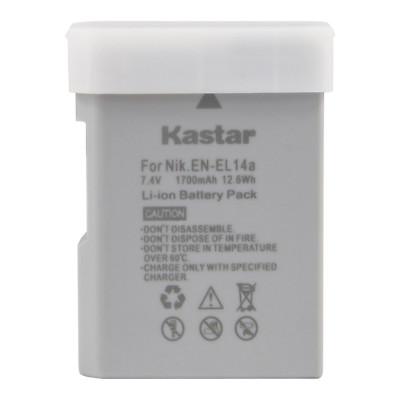 Kastar Replacement Battery for Nikon EN-EL14a MH-24a & Nikon D5600 DSLR Camera