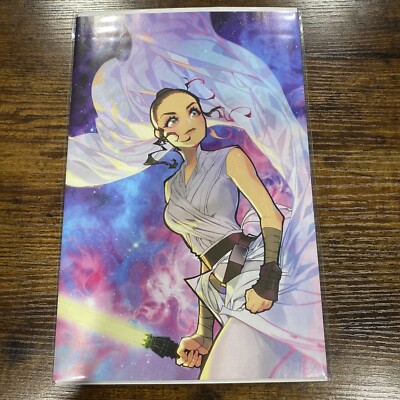 STAR WARS ADVENTURES #1 * NM+ * ROSE BESCH C2E2 REY VIRGIN 2nd PRINT VARIANT   