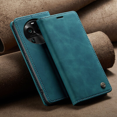 For Oppo Find X6 Pro 6.82'' Luxury Retro Flip Leather Wallet Card Slot Case Cover
