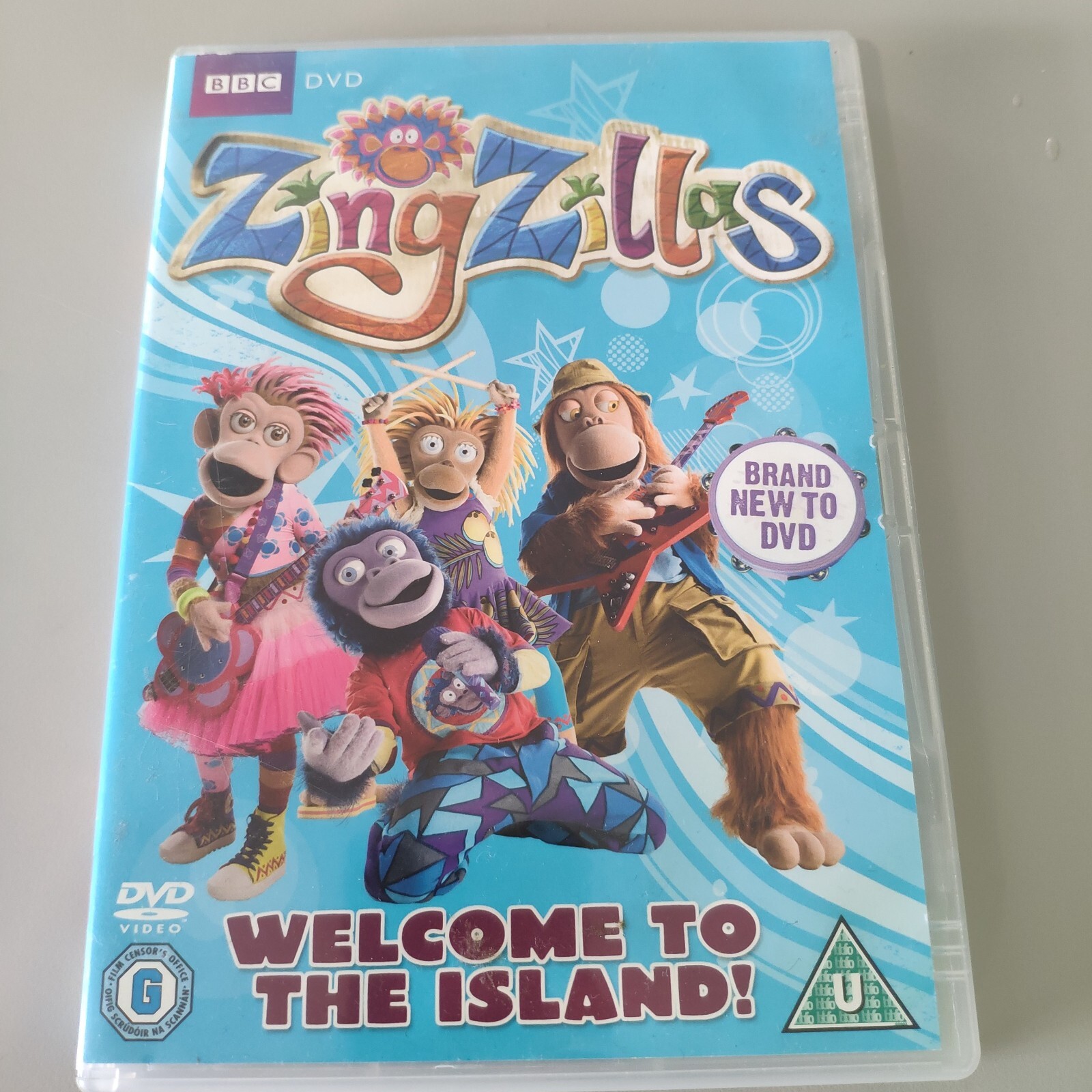 ZingZillas Welcome To the Island BBC DVD G U Zak, Tang