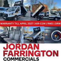 2024 FORD TRANSIT 350 EURO 6 ALLOY BODY RWD DRW SINGLE CAB TIPPER ** AIR-CON **