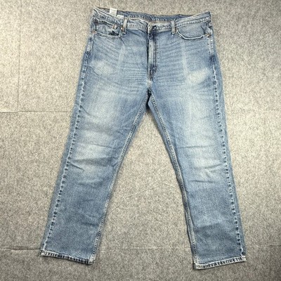 Levis 514 Straight Fit Mens Jeans Medium Wash Blue W40 L32 Denim Pants