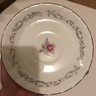 Royal Swirl Fine China of Japan Pink Rose Garden set of 4 saucers