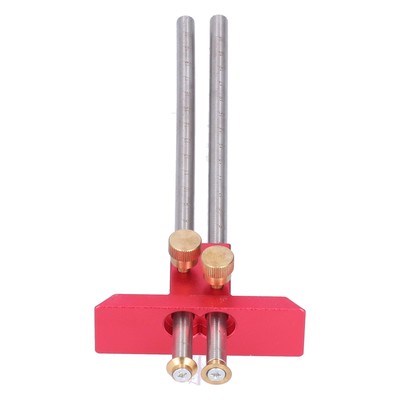 Woodworking Marking Gauge 20cm Scale Double Head Scriber Ruler Measuring Tool 