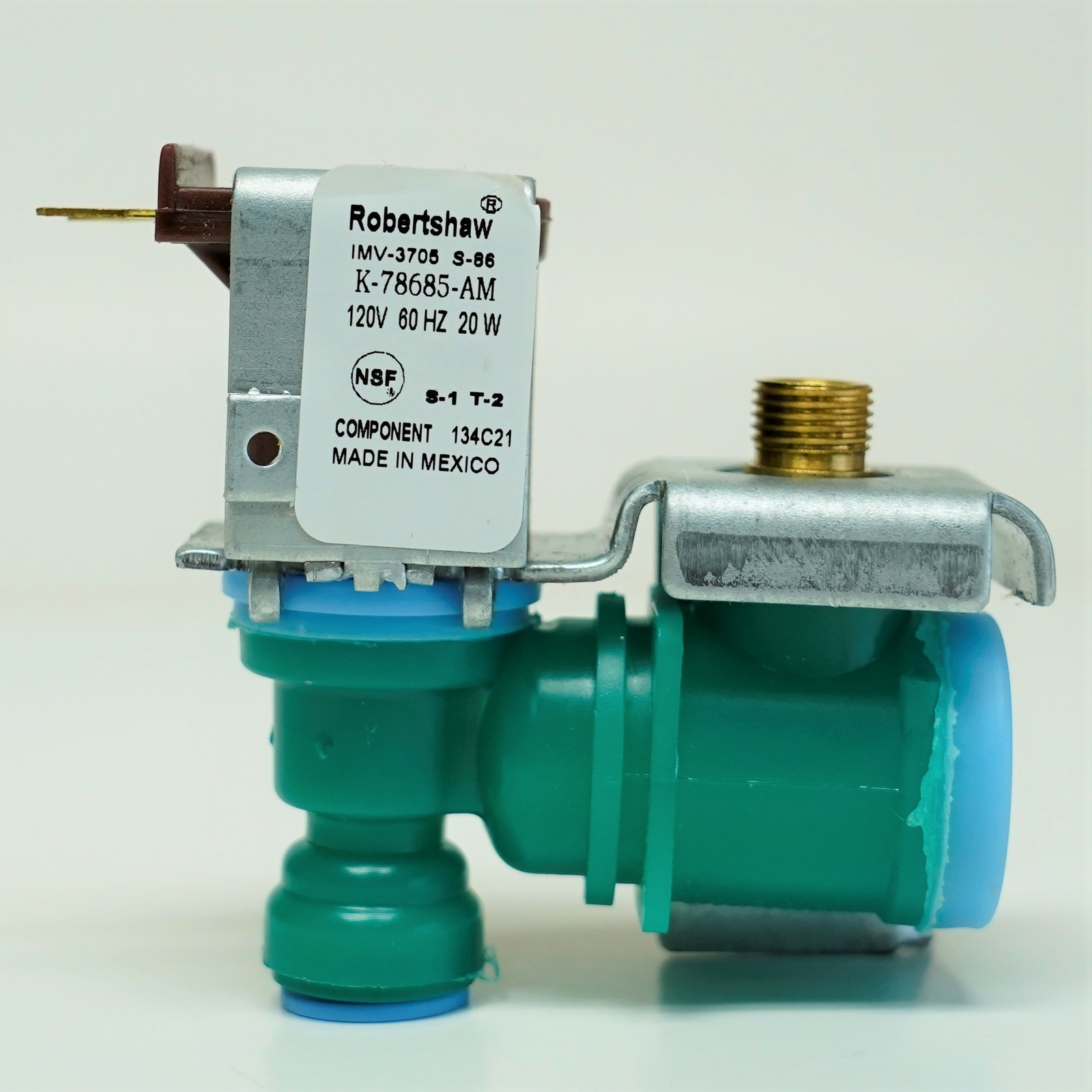 W10865826 Whirlpool Refrigerator Water Inlet Solenoid Valve K78685AM