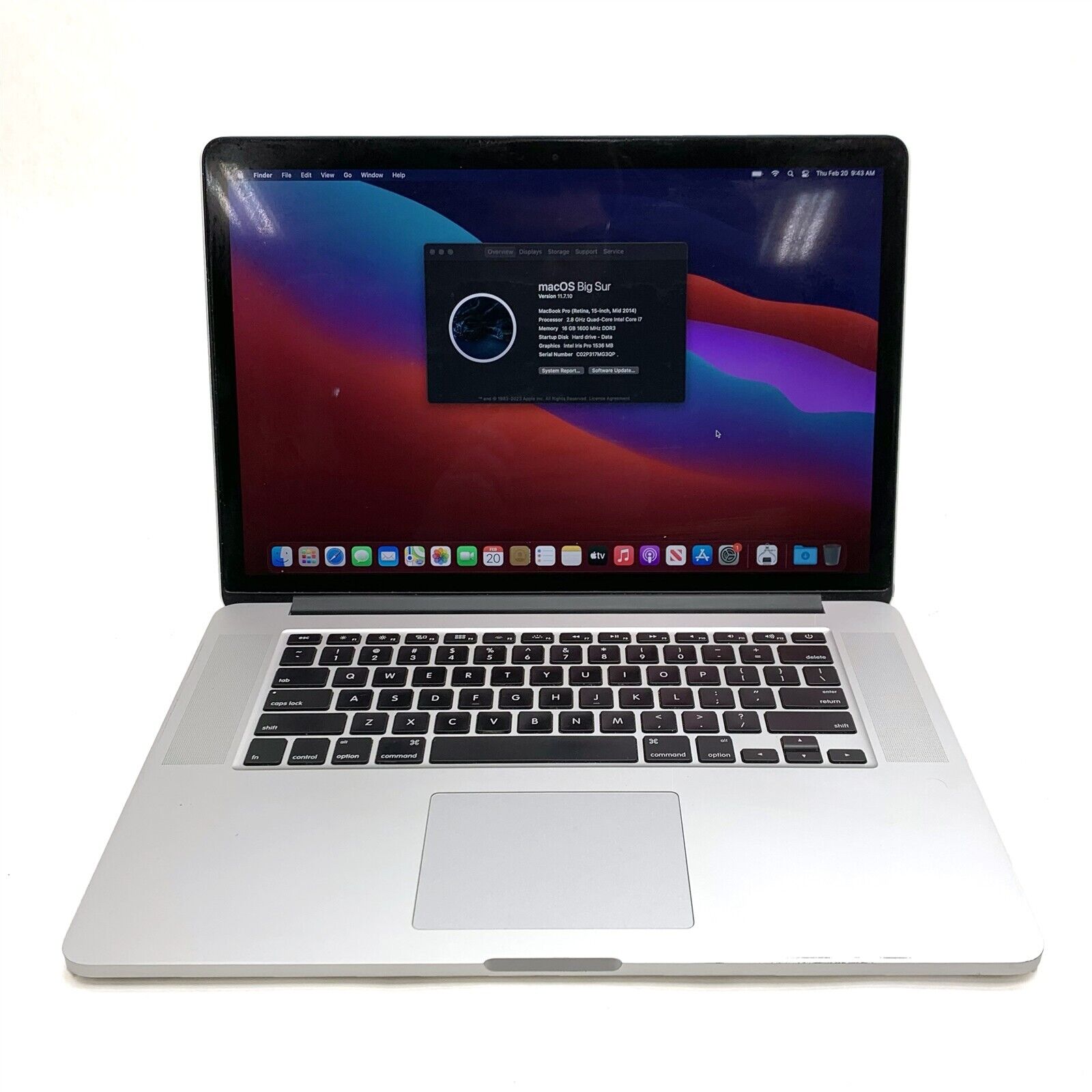 Apple Macbook Pro A1398 2014 Retina 15.4 Apple Macbook Pro A1398 2014 Retina 15.4
