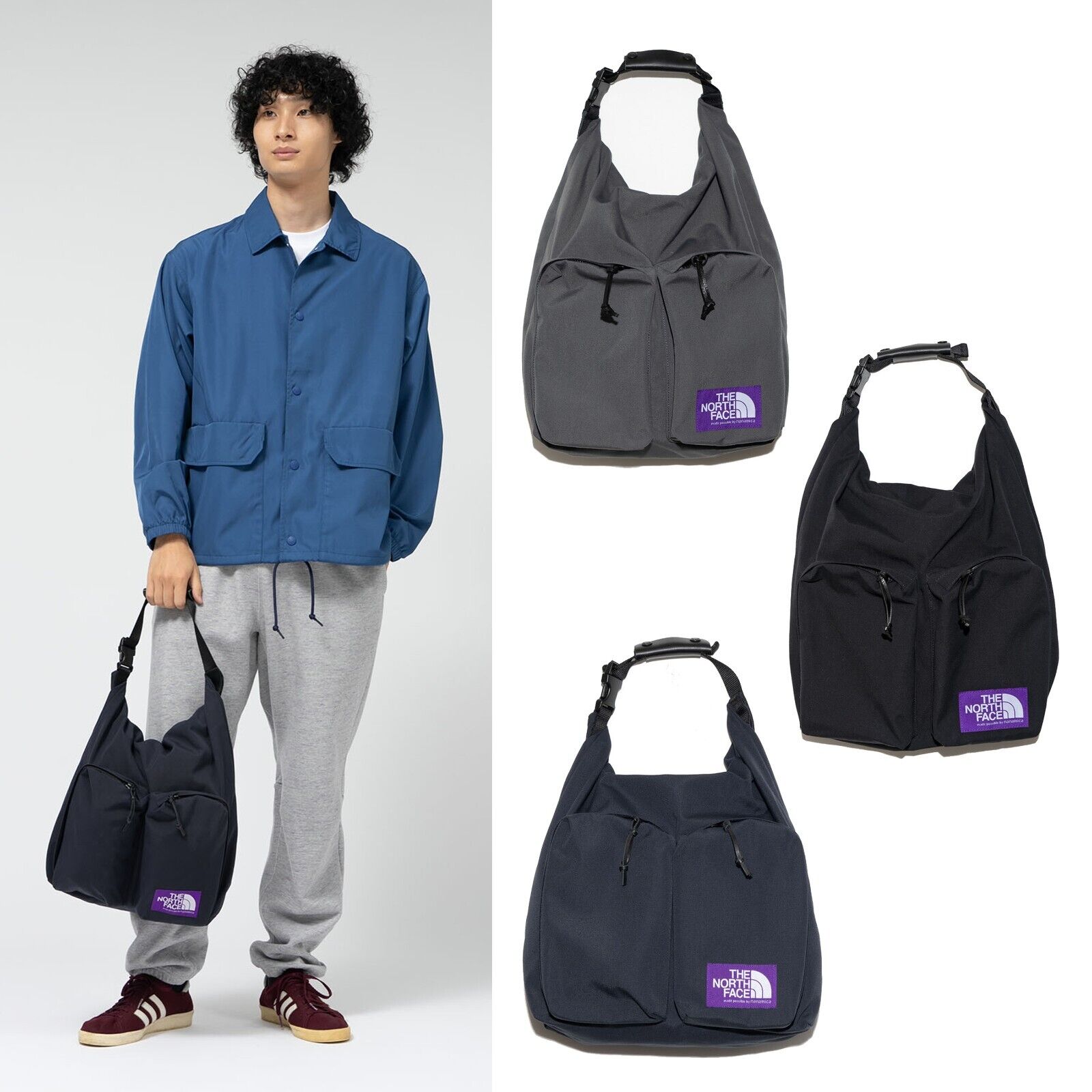 THE NORTH FACE Purple Label Field 2way Tote Bag NN7355N K THE NORTH FACE Purple Label Field 2way Tote Bag NN7355N K