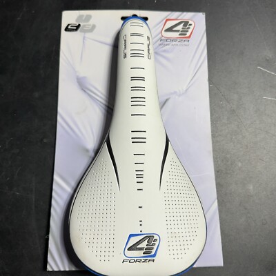 4ZA Forza Cirrus Pro Carbon Bike Cycling Saddle Seat White