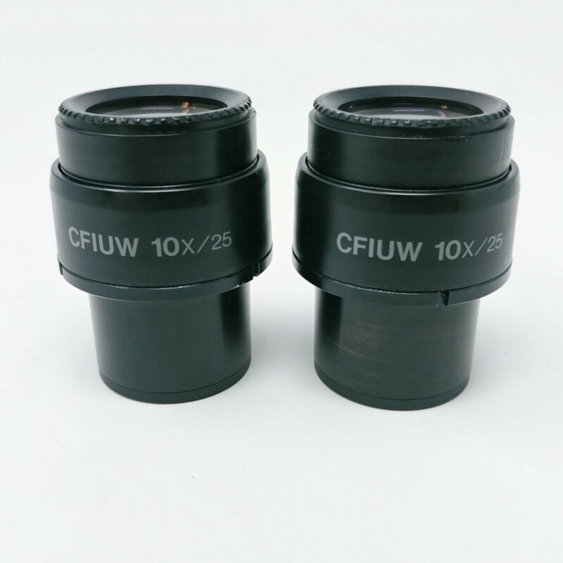 Nikon Microscope Focusing Eyepieces CFIUW 10x/25 Ultra Wide Field