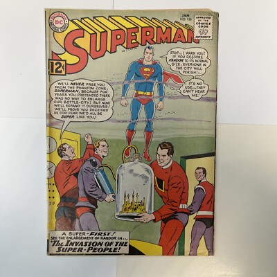 Superman #158 FN (1st Series) DC Comics Jan 1963 1st App Nightwing & Flamebird