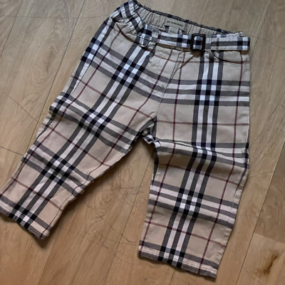 Burberry pants hotsell kids grey