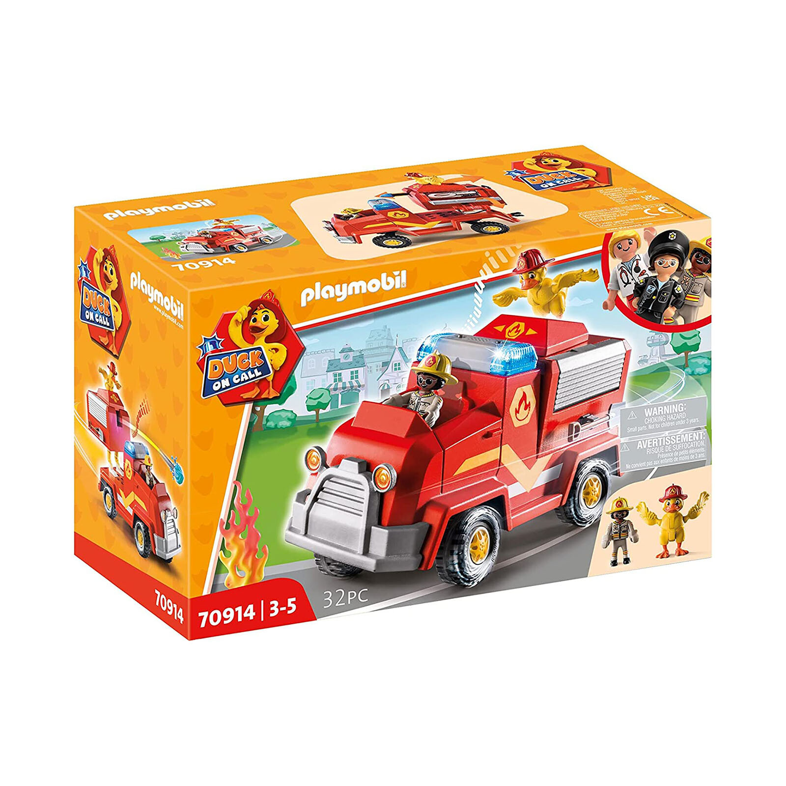 Конструктор Playmobil Duck On Call Пожарная команда, Спасательная машина, НОВЫЙ В НАЛИЧИИ