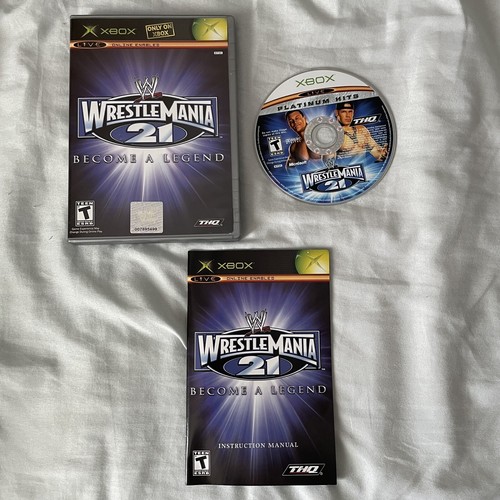 WWE Wrestlemania 21 Become A Legend Original Xbox | Game Complete 