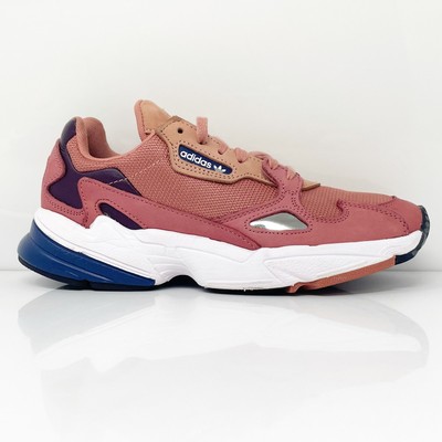 

Adidas Womens Falcon D96700 Розовые повседневные кроссовки, размер 7, Розовый, Falcon