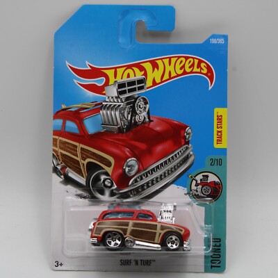 Hot Wheels Surf 'N Turf' Red 2017 Tooned 2/10 198/365 Track Stars
