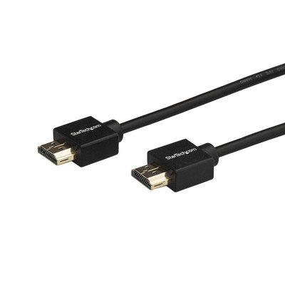 StarTech 6.6ft (2m) HDMI 2.0 Cable, 4K 60Hz High Speed HDMI Cable w/ Ethernet