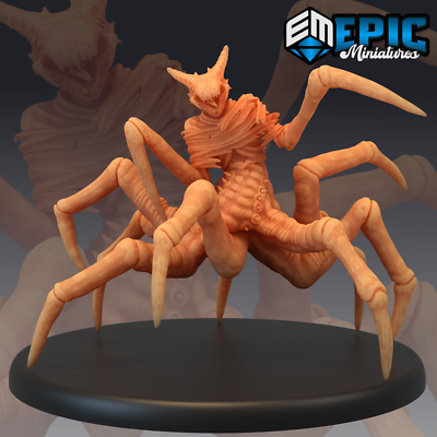 SPIDER OF LENG, Dungeons and Dragons Miniatures, D&D, Epic Miniatures, Fantasy