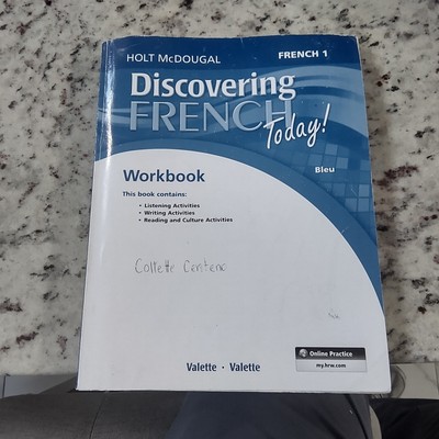 Discovering French Today: Student Edition Workbook Level 1A (French Edition)