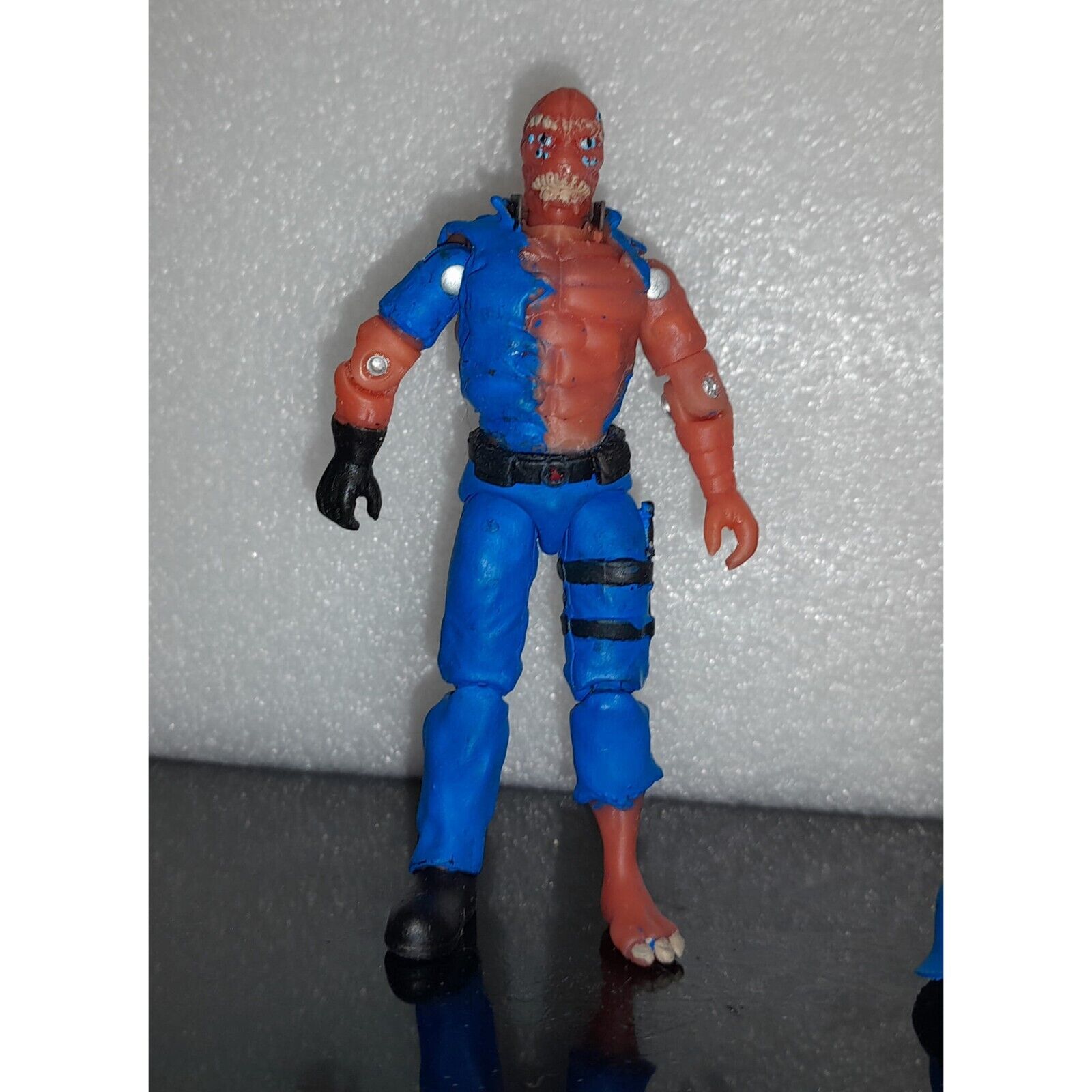 Once A Man Cobra Commander O Ring Action Figure Custom Made Gi joe Mmp toys