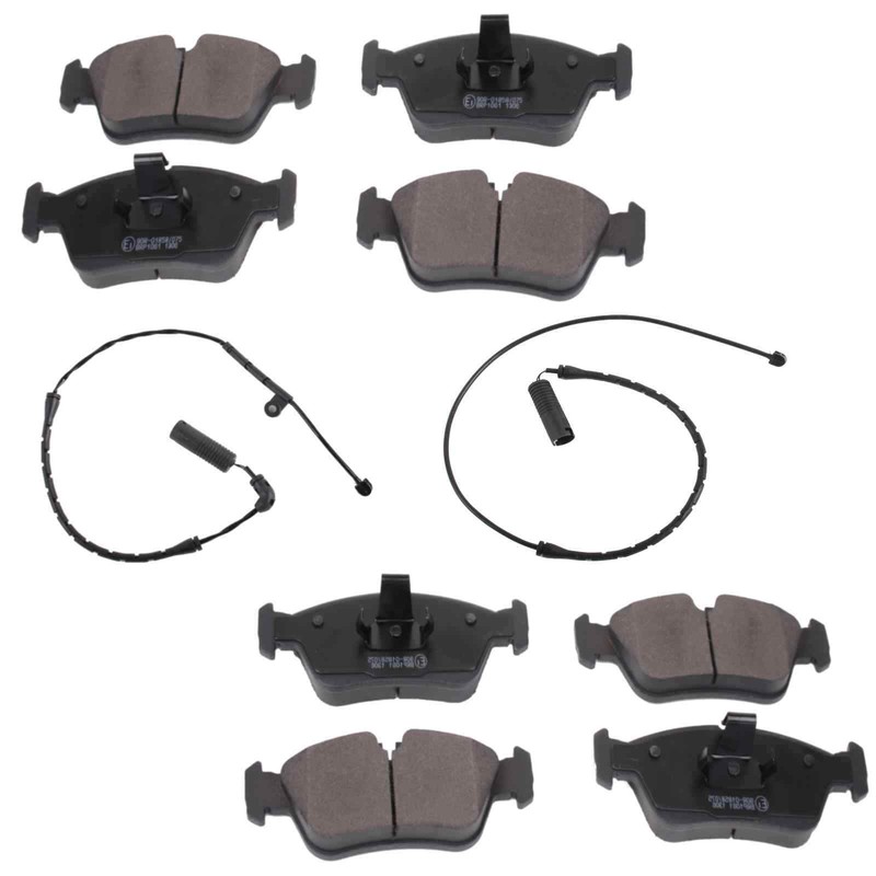 Bremsbelagsatz Bremsbelg Satz BelÃGe + Wk Vorne Hinten Passend FÃ¼R Bmw X5 E53