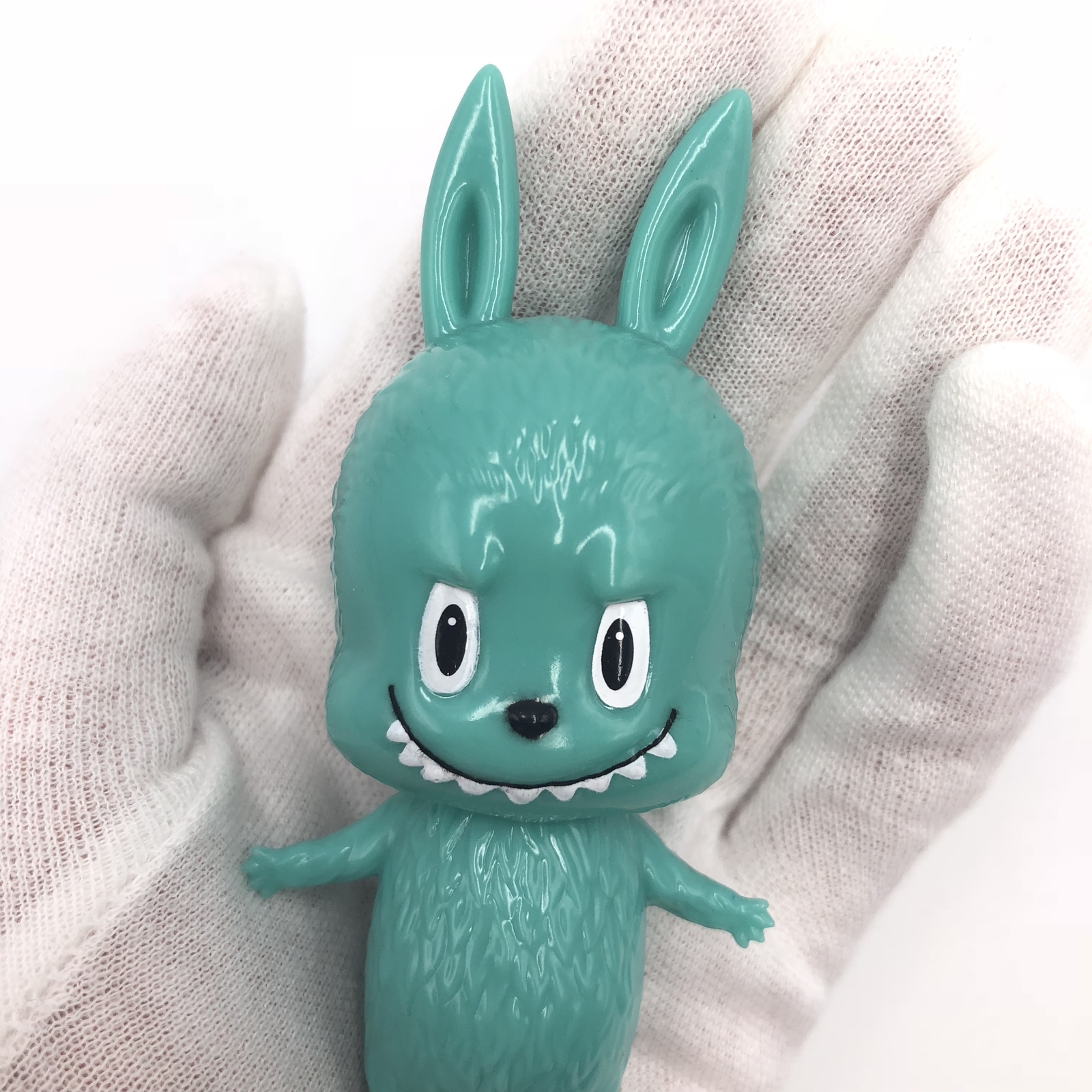 HOW2WORK The Little Monster Labubu Mini Figure Designer Toy Figurine Light Green | eBay