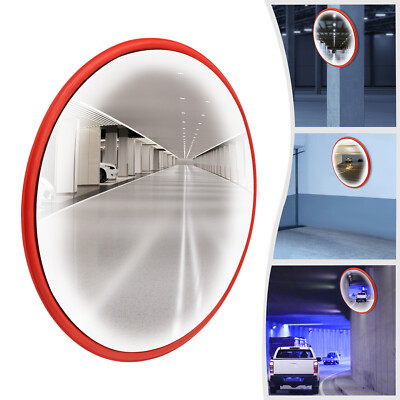 Traffic Convex Mirror 230° Wide Angle Blind Spot Corner Road Parking Safety 24''