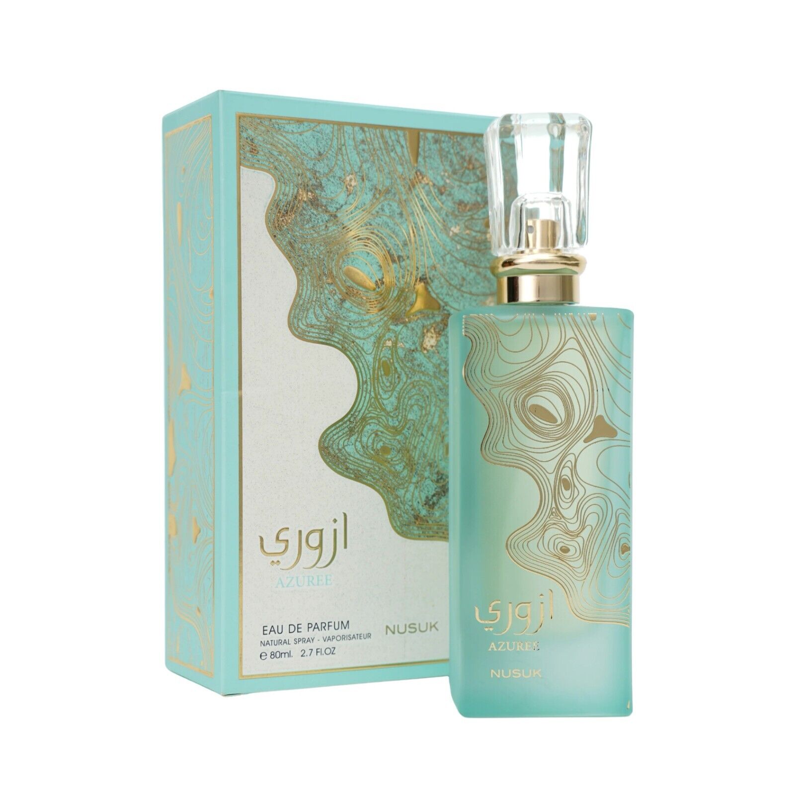 Nusuk Azuree Eau De Parfum Spray By Nusuk - 2.7 oz Nusuk Azuree Eau De Parfum Spray By Nusuk - 2.7 oz