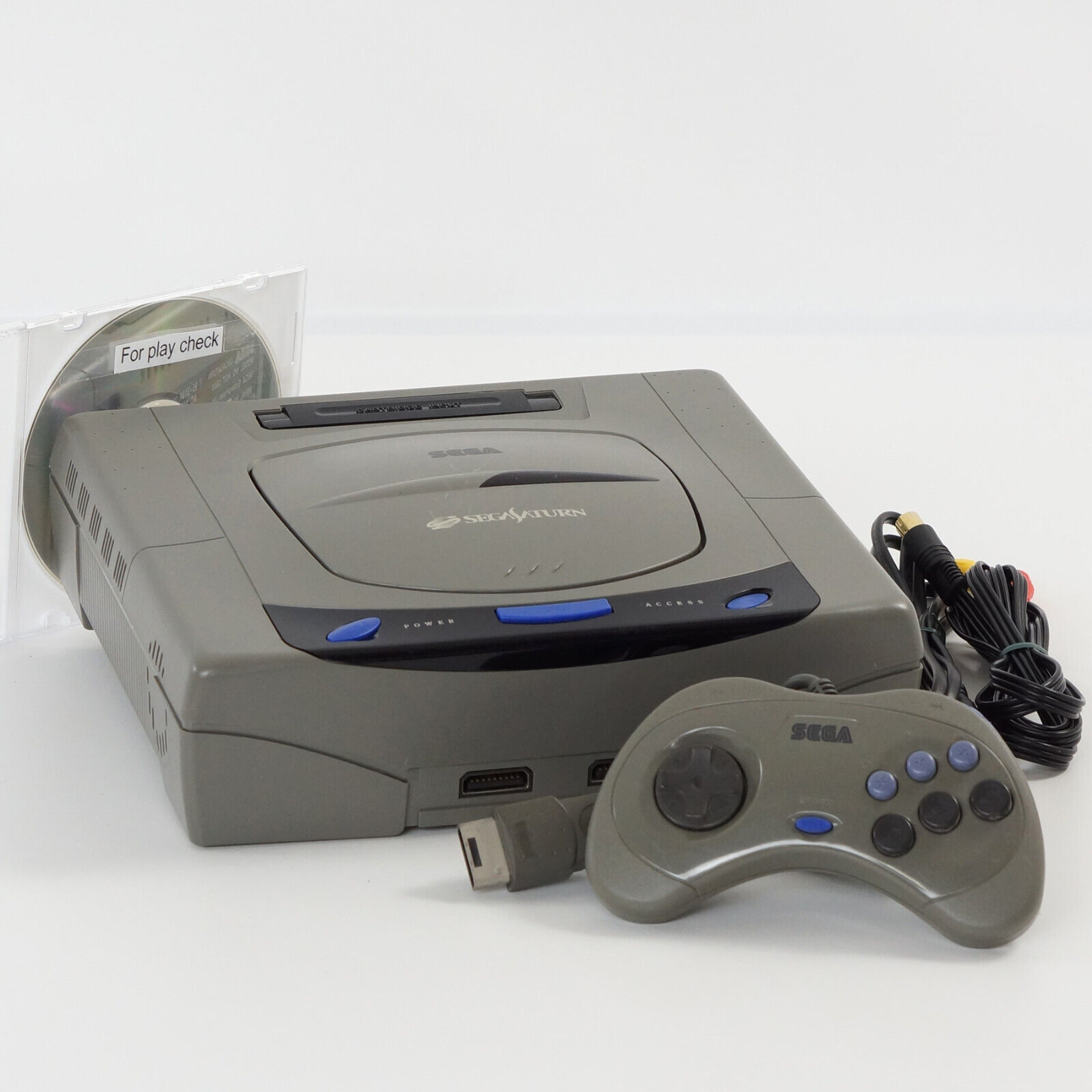 Sega Saturn GREY Console Tested System FREE SHIPPING HST Sega Saturn GREY Console Tested System FREE SHIPPING HST