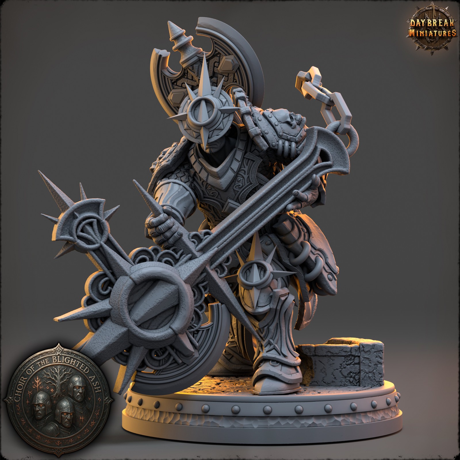 Roderic Varn | Daybreak Miniatures | 32mm RPG | Choirs of the Blighted Ash
