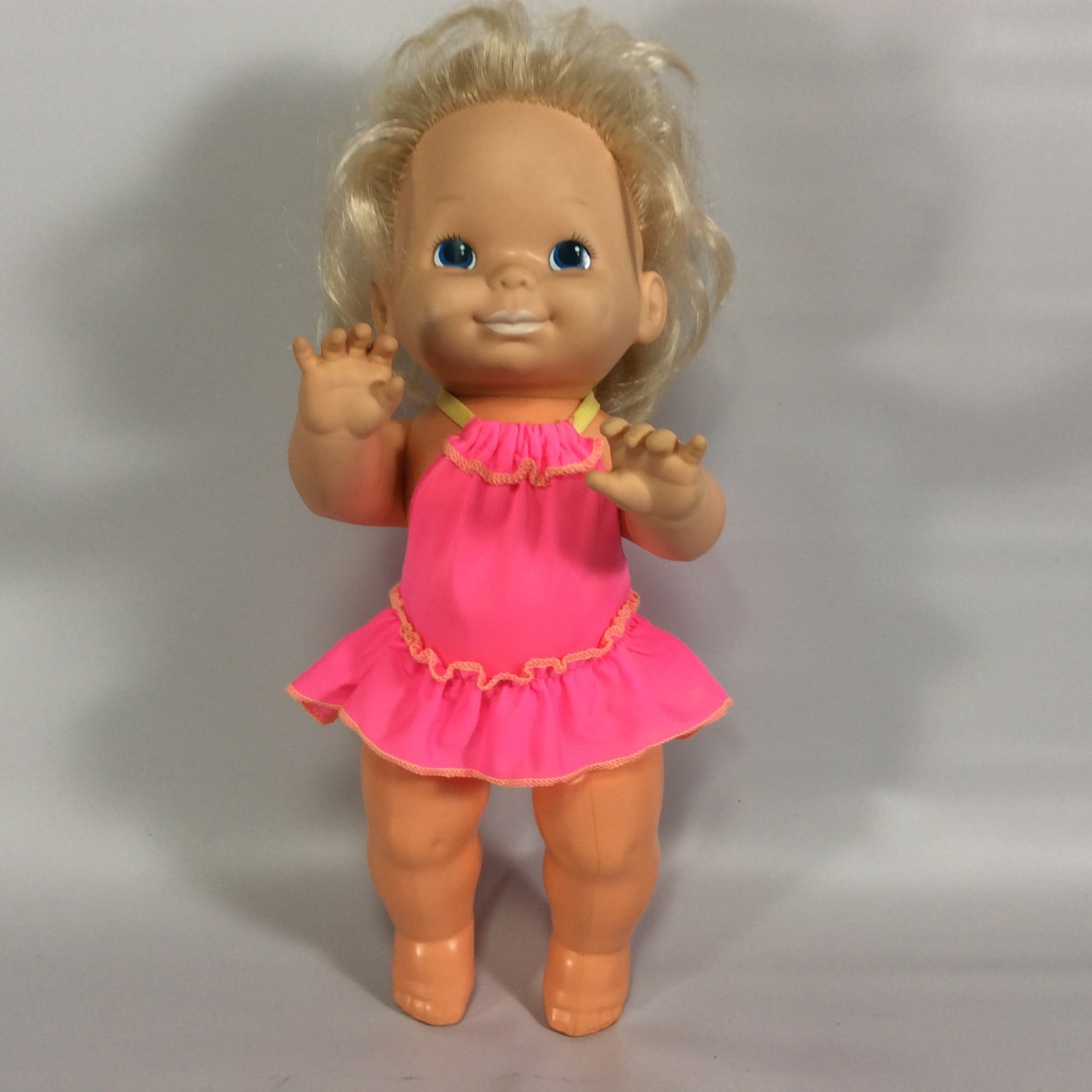 Baby Kickie Mattel 1984 Swimming Doll Works Original Suit