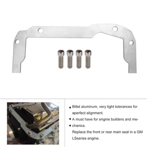 Front and Rear Oil Pan Alignment Tool and Suction Line Diverter For LS Engines