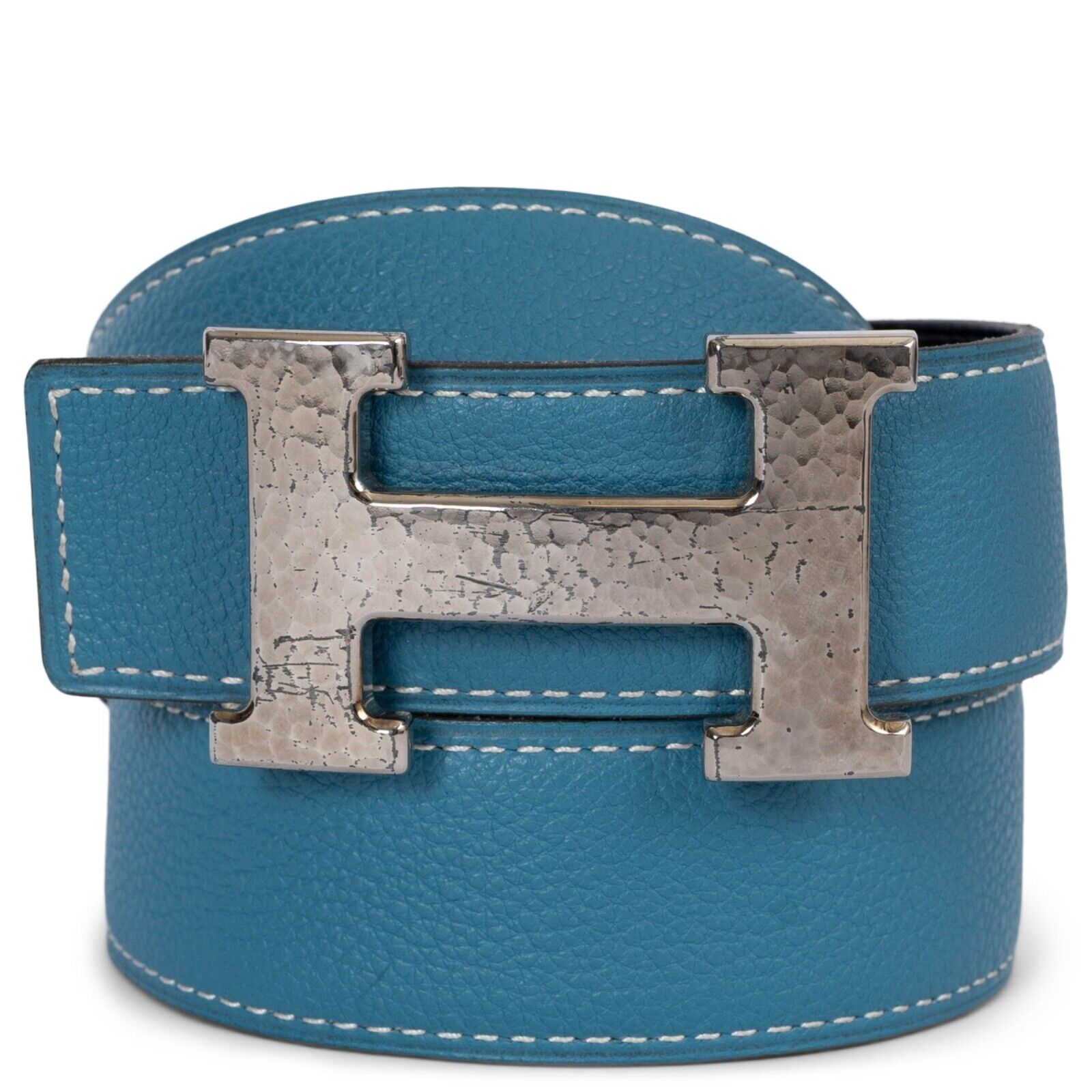 70233 auth HERMES Bleu Jean / Black H MARTELEE REVERSIBLE 70233 auth HERMES Bleu Jean / Black H MARTELEE REVERSIBLE