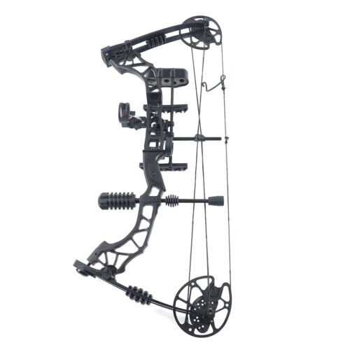 35-70lbs 329fps Adult Compound Bow Kit Archery Hunting Shoot