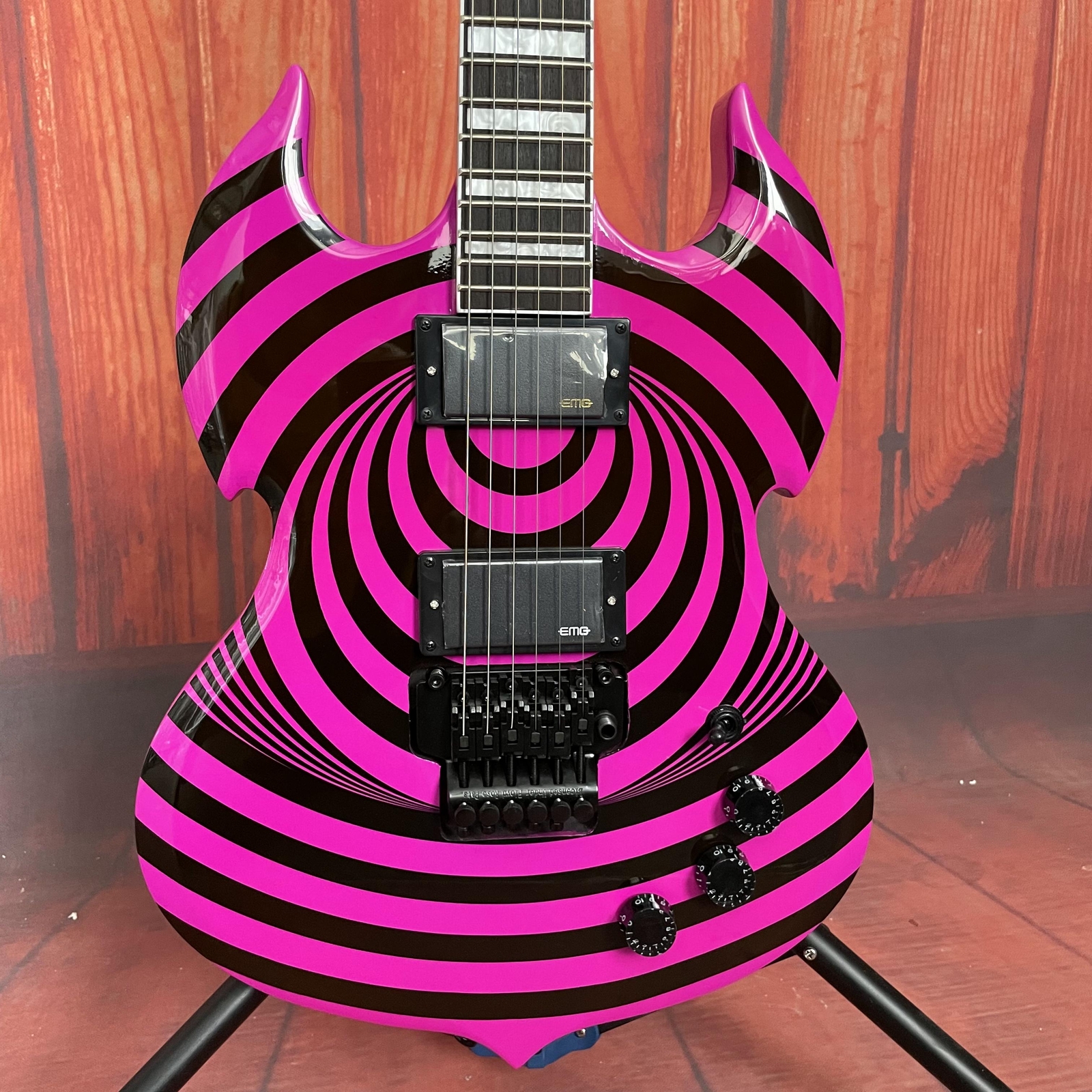 ギターケース   ギターzakk wyde model SG Purple Electric Guitar Zakk Wylde Audio Barbarian Resin