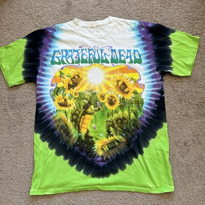 Liquid Blue Greatful Dead Tie-Dye Shirt Brand New Mens Sizes