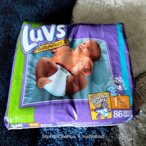 Vintage Luvs Blues Clues 2008 Diapers Sealed Size 1 Rare 86 Count Mega
