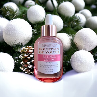 PRECISION BEAUTY FOUNTAIN OF YOUTH RETINOL SERUM ANTI- AGING NWOB 2 OZ