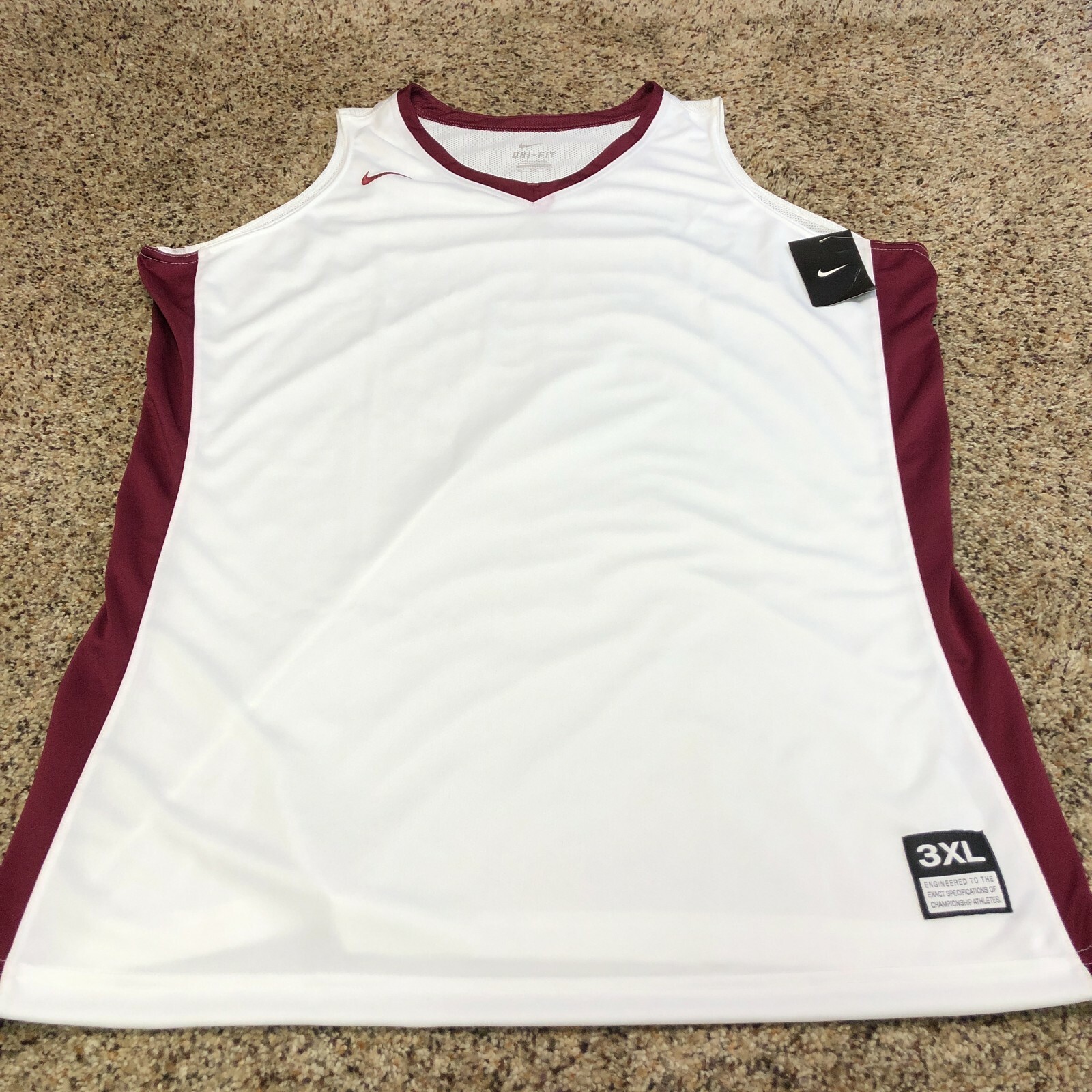 Nike Fastbreak Womens Basketball Jersey Maroon White NWT Dri-Fit Choose Size