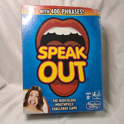 New Sealed Speak Out Hasbro Board Table Top Game Interactive