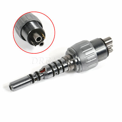 Torque/Standard Dental Fiber Optic LED Handpiece 4Spray fit Ruixin Turbine Rotor